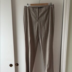 Lafayette 148 Barrow Wool Blend Straight Leg Pants 10